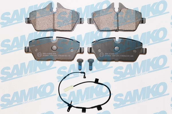 Brake Pad Set, disc brake (5SP1241A)