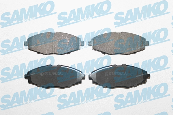 Brake Pad Set, disc brake (5SP693)