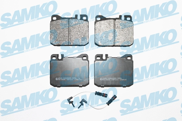 Brake Pad Set, disc brake (5SP211A)
