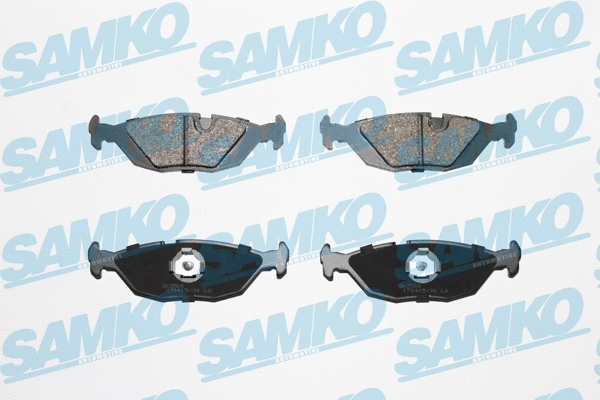 Brake Pad Set, disc brake (5SP887)