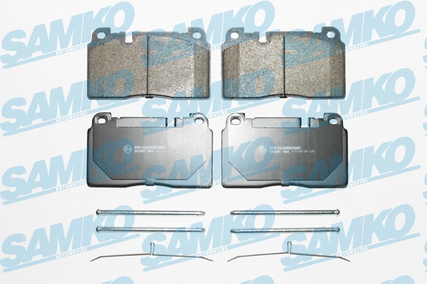 Brake Pad Set, disc brake (5SP1804)