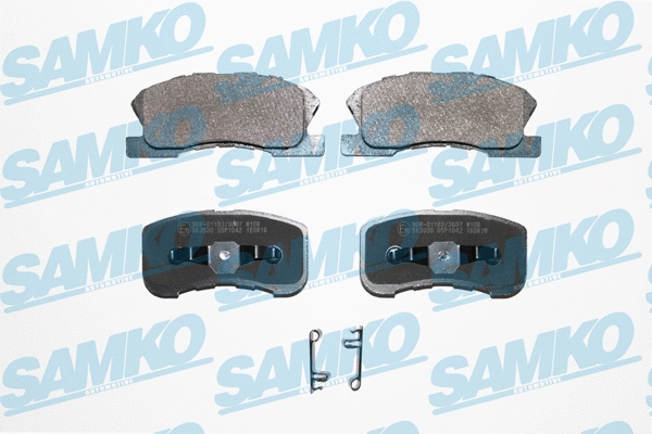 Brake Pad Set, disc brake (5SP1042)