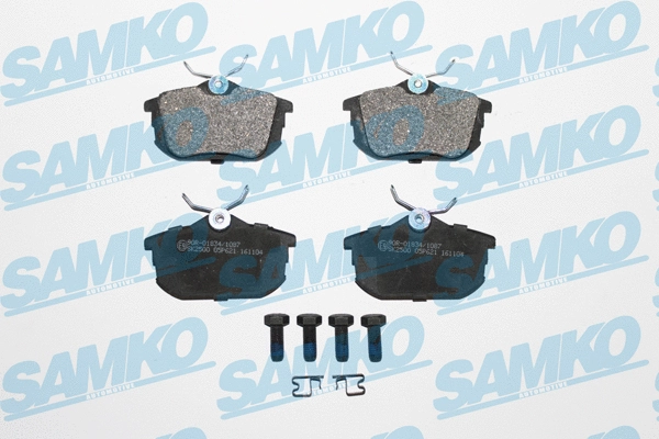 Brake Pad Set, disc brake (5SP621)