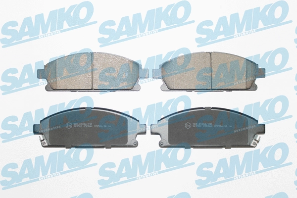 Brake Pad Set, disc brake (5SP846)