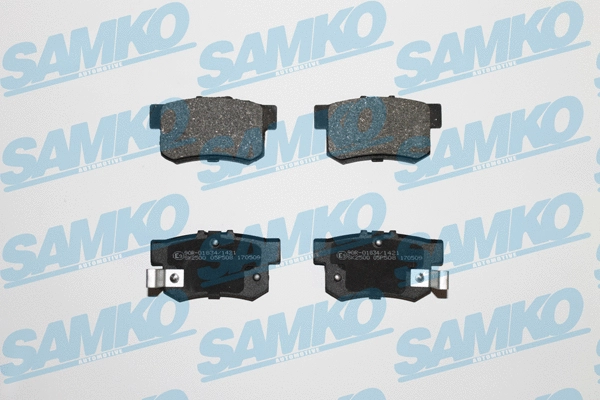 Brake Pad Set, disc brake (5SP508)
