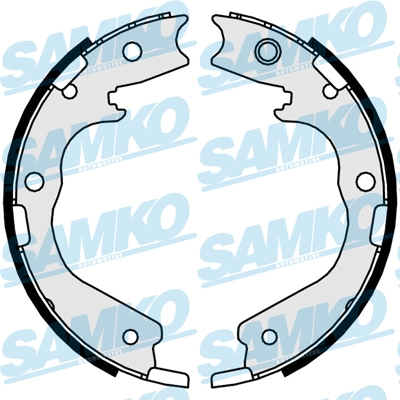 Brake Shoe Set, parking brake (81078)