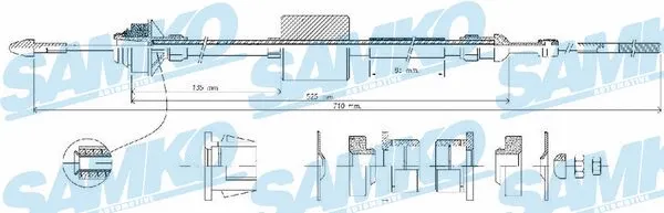 Cable Pull, clutch control (C0527C)