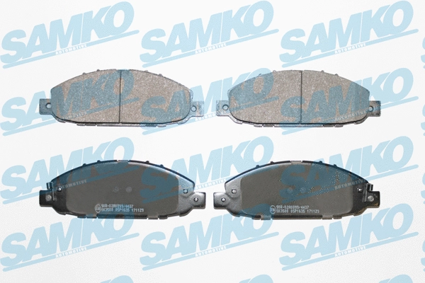 Brake Pad Set, disc brake (5SP1635)