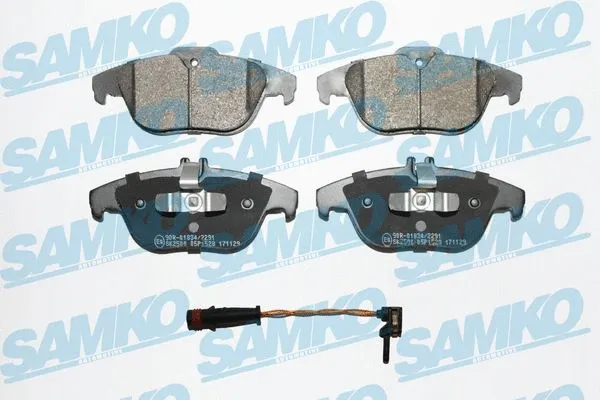 Brake Pad Set, disc brake (5SP1528A)