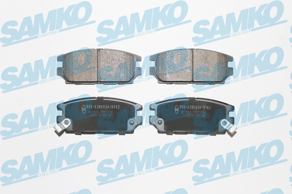 Brake Pad Set, disc brake (5SP1016)