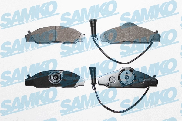 Brake Pad Set, disc brake (5SP721)