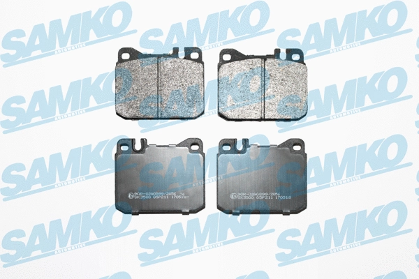 Brake Pad Set, disc brake (5SP211)