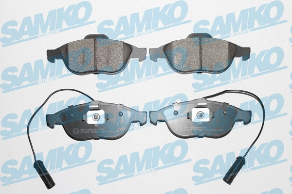 Brake Pad Set, disc brake (5SP664)