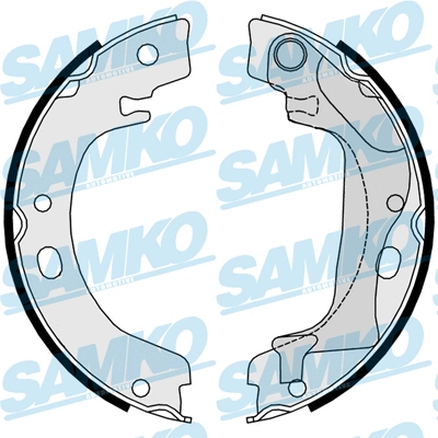 Brake Shoe Set, parking brake (89760)