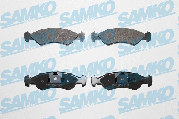 Brake Pad Set, disc brake (5SP232)