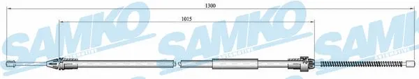 Cable Pull, parking brake (C0135B)