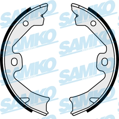 Brake Shoe Set, parking brake (88140)