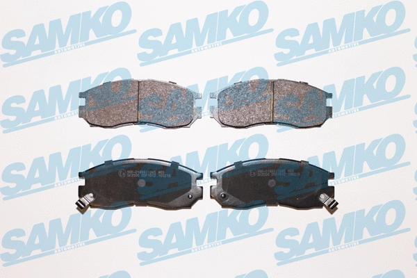 Brake Pad Set, disc brake (5SP1012)