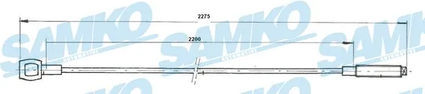 Cable Pull, clutch control (C0290C)