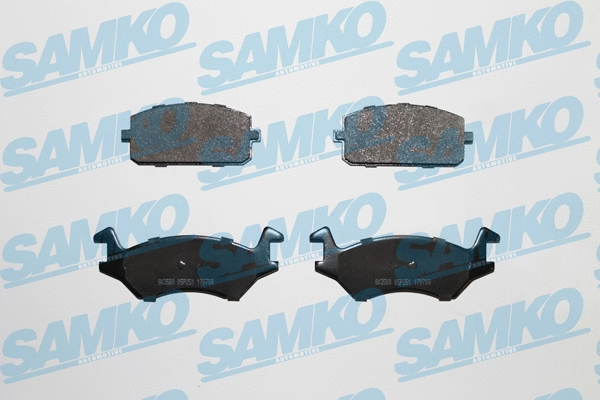 Brake Pad Set, disc brake (5SP251)