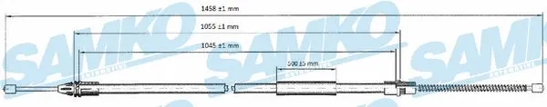 Cable Pull, parking brake (C0756B)