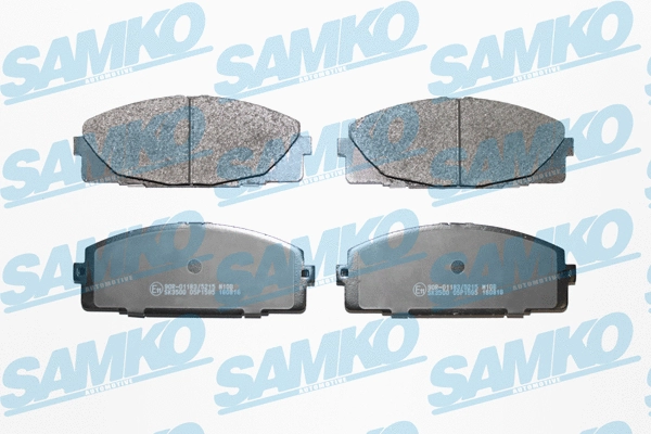 Brake Pad Set, disc brake (5SP1595)