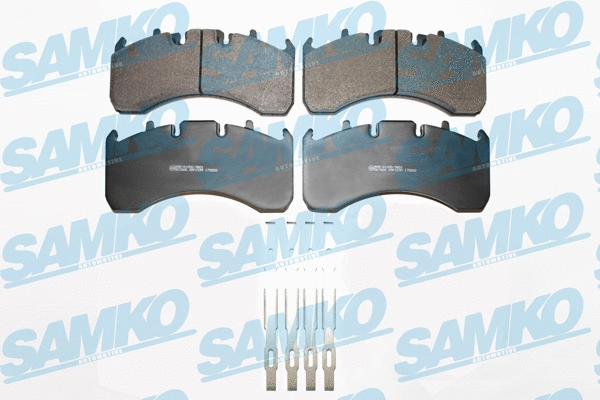 Brake Pad Set, disc brake (5SP1539)
