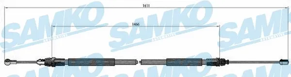 Cable Pull, parking brake (C0749B)