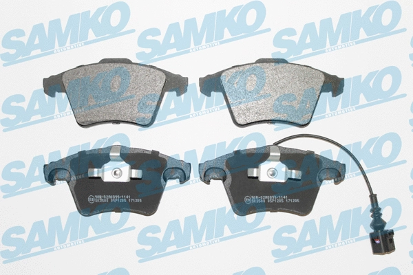 Brake Pad Set, disc brake (5SP1205)