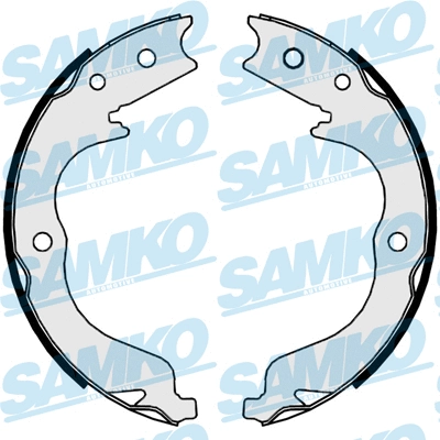 Brake Shoe Set, parking brake (89860)