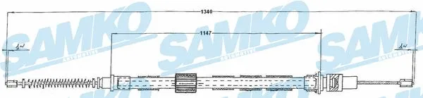 Cable Pull, parking brake (C0147B)