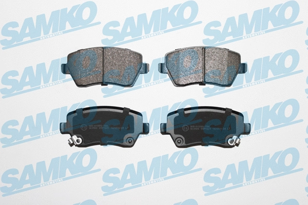 Brake Pad Set, disc brake (5SP1621)
