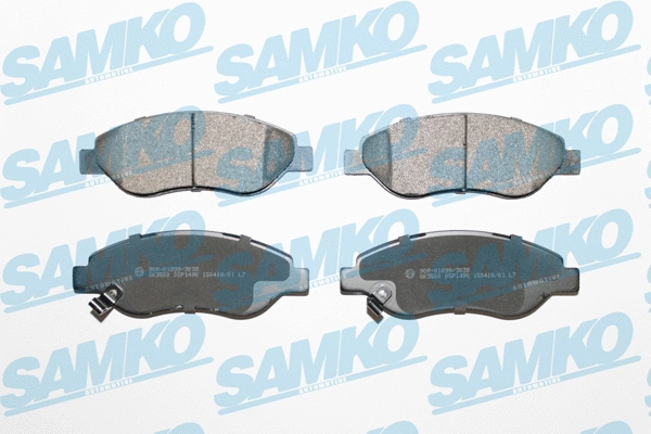 Brake Pad Set, disc brake (5SP1490)