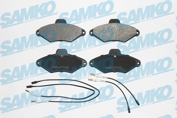 Brake Pad Set, disc brake (5SP487)