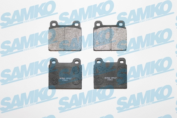 Brake Pad Set, disc brake (5SP027)