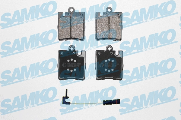 Brake Pad Set, disc brake (5SP957A)