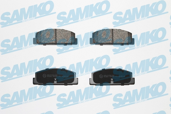 Brake Pad Set, disc brake (5SP876)