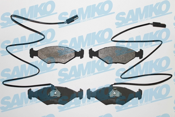 Brake Pad Set, disc brake (5SP017)