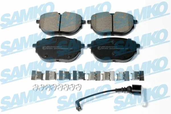 Brake Pad Set, disc brake (5SP2254AK)