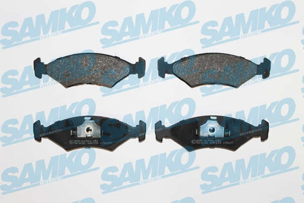 Brake Pad Set, disc brake (5SP233)