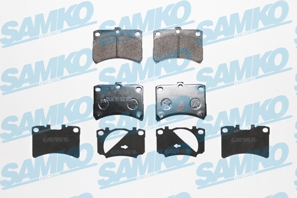 Brake Pad Set, disc brake (5SP1035)