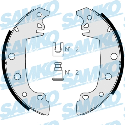 Brake Shoe Set (82850)