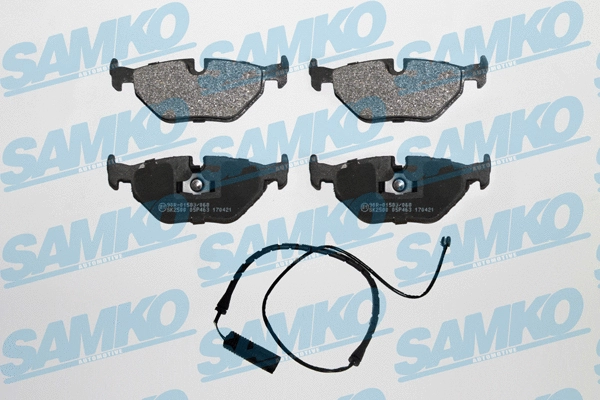 Brake Pad Set, disc brake (5SP463A)