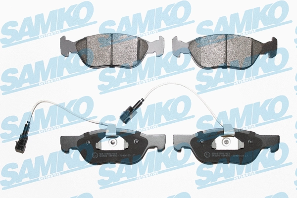 Brake Pad Set, disc brake (5SP496)