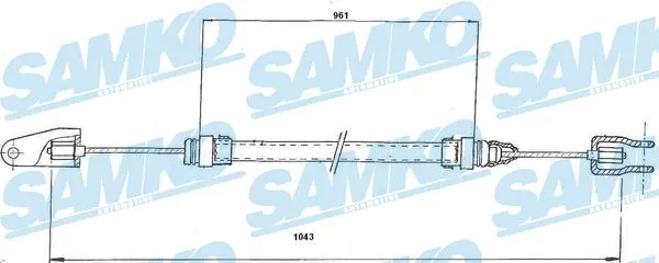 Cable Pull, clutch control (C0189C)