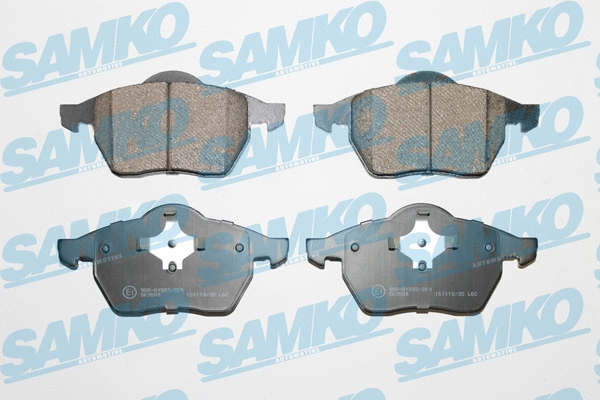 Brake Pad Set, disc brake (5SP639)