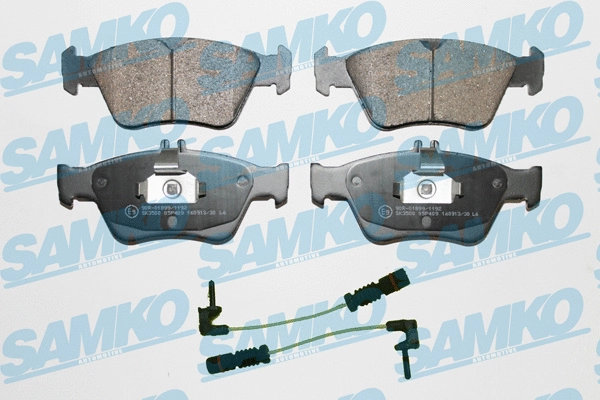 Brake Pad Set, disc brake (5SP409A)