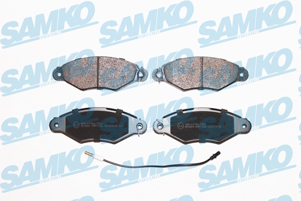 Brake Pad Set, disc brake (5SP1106)