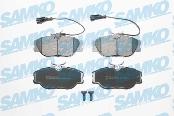 Brake Pad Set, disc brake (5SP286)
