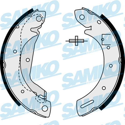 Brake Shoe Set (88500)